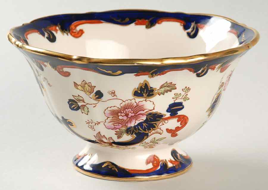 Mandalay Blue Multicolor 3" Rose Bowl by Mason's-1