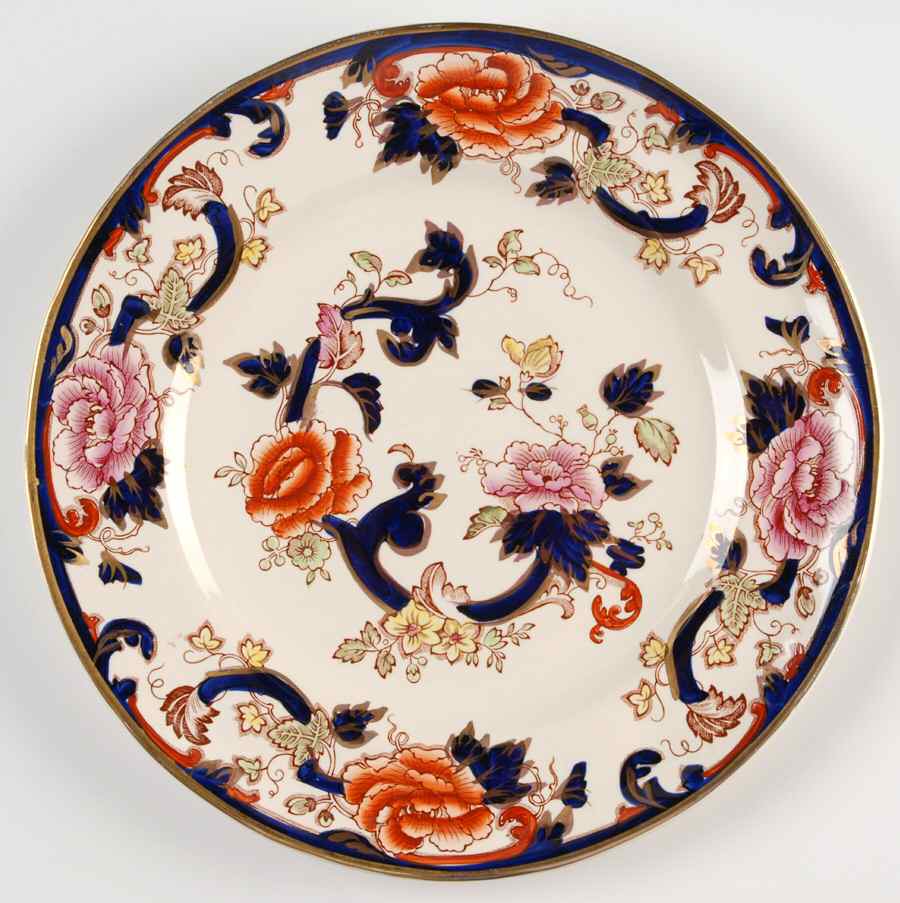 Mandalay Blue Multicolor Luncheon Plate by Mason's-1