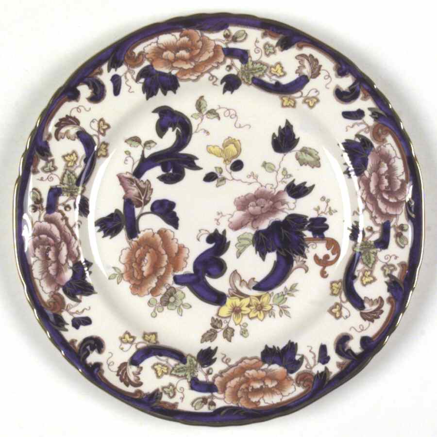 Mandalay Blue Multicolor Dinner Plate by Mason's-1
