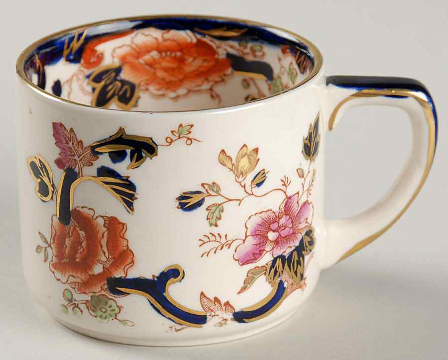 Mandalay Blue Multicolor Flat Cup by Mason's-1