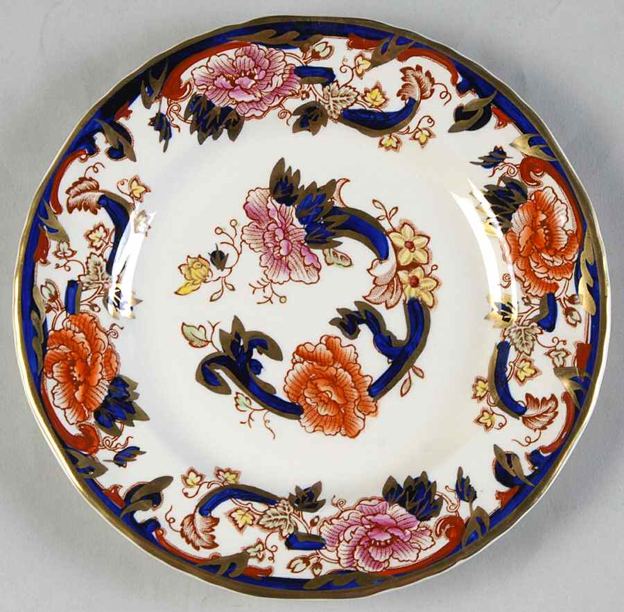 Mandalay Blue Multicolor Small Bread & Butter Plate by Mason's-1