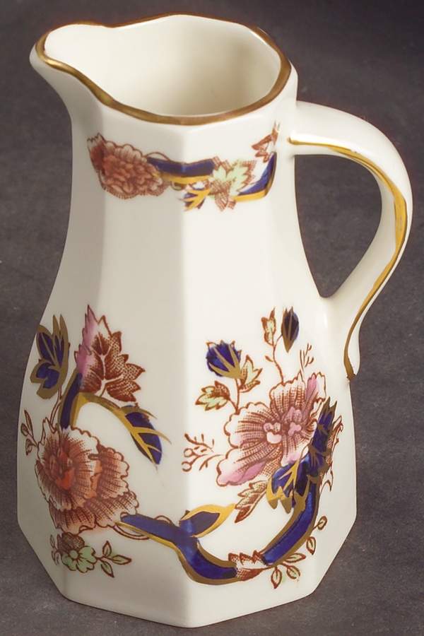 Mandalay Blue Multicolor Miniature Canton Jug by Mason's-1