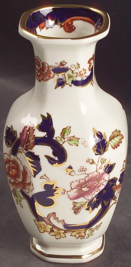 Mandalay Blue Multicolor 6" Indian Vase by Mason's-1