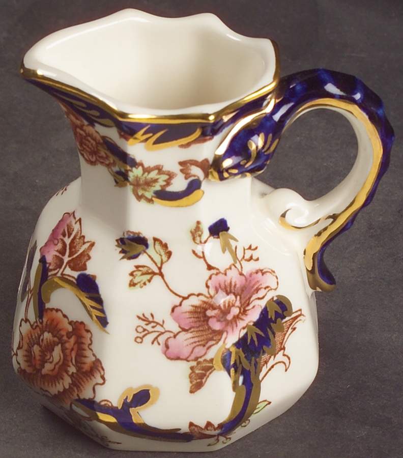 Mandalay Blue Multicolor Miniature Hydra Jug by Mason's-1