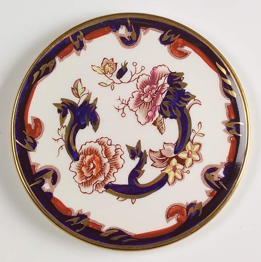 Mandalay Blue Multicolor Coaster by Mason's-1