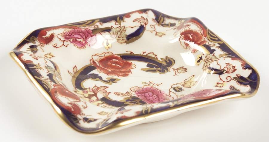 Mandalay Blue Multicolor Small Ashtray by Mason's-1