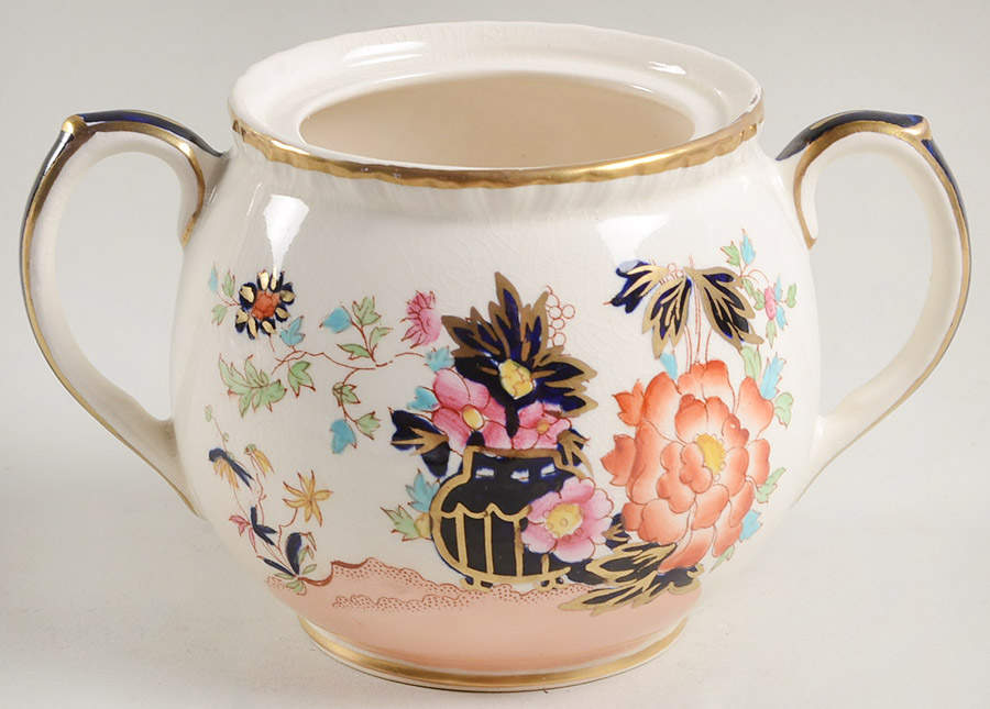 Mandarin Sugar Bowl No Lid by Mason's-1