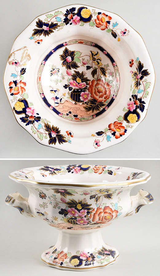 Mandarin 9" Pekin Footed Salad Bowl by Mason's-1