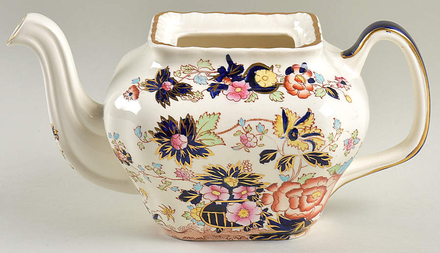 Mandarin Teapot No Lid by Mason's-1