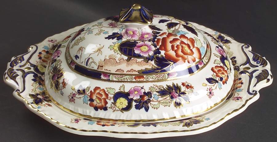 Mandarin Oval Covered Vegetable by Mason's-1