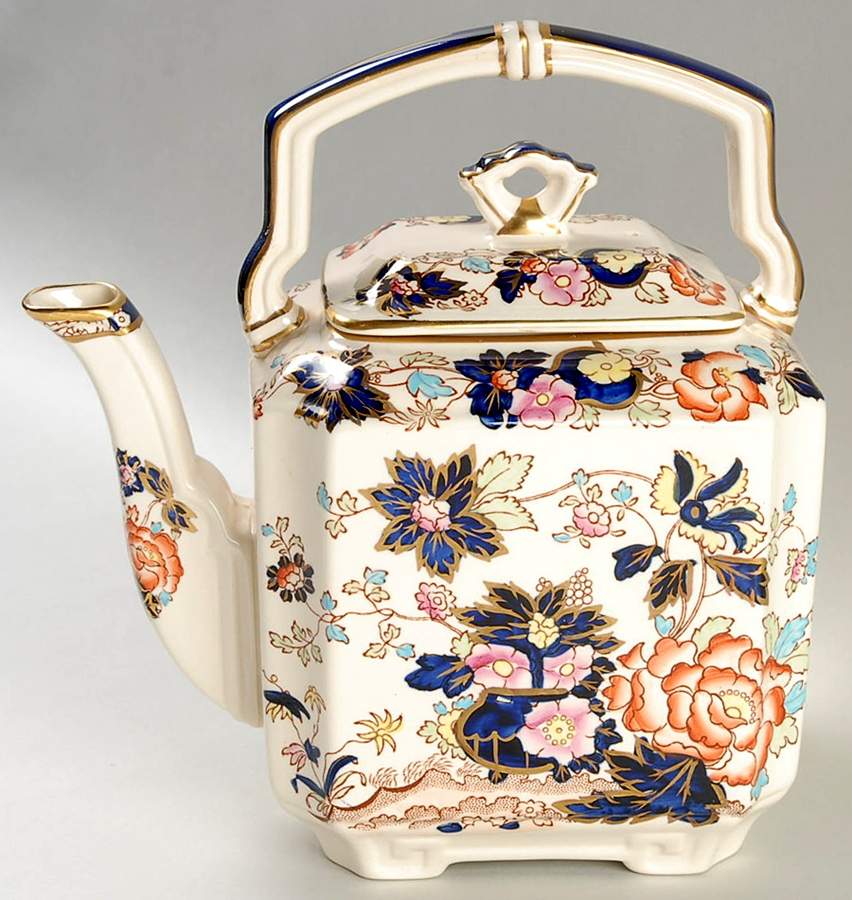 Mandarin Teapot & Lid by Mason's-1
