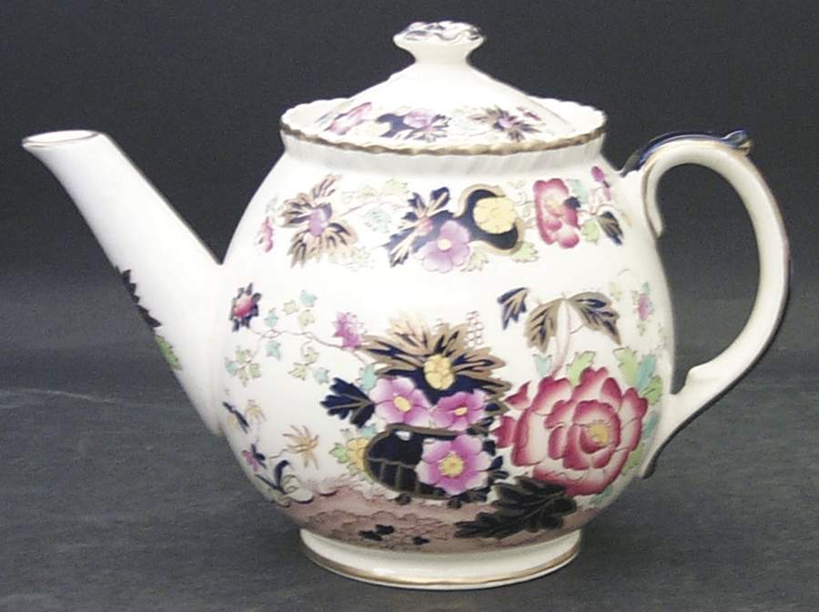 Mandarin Teapot & Lid by Mason's-1