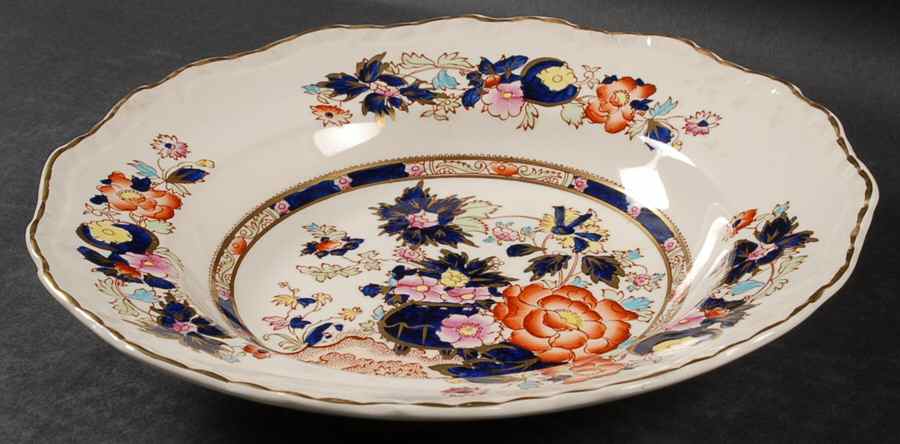 Mandarin Large Rim Soup Bowl by Mason's-1