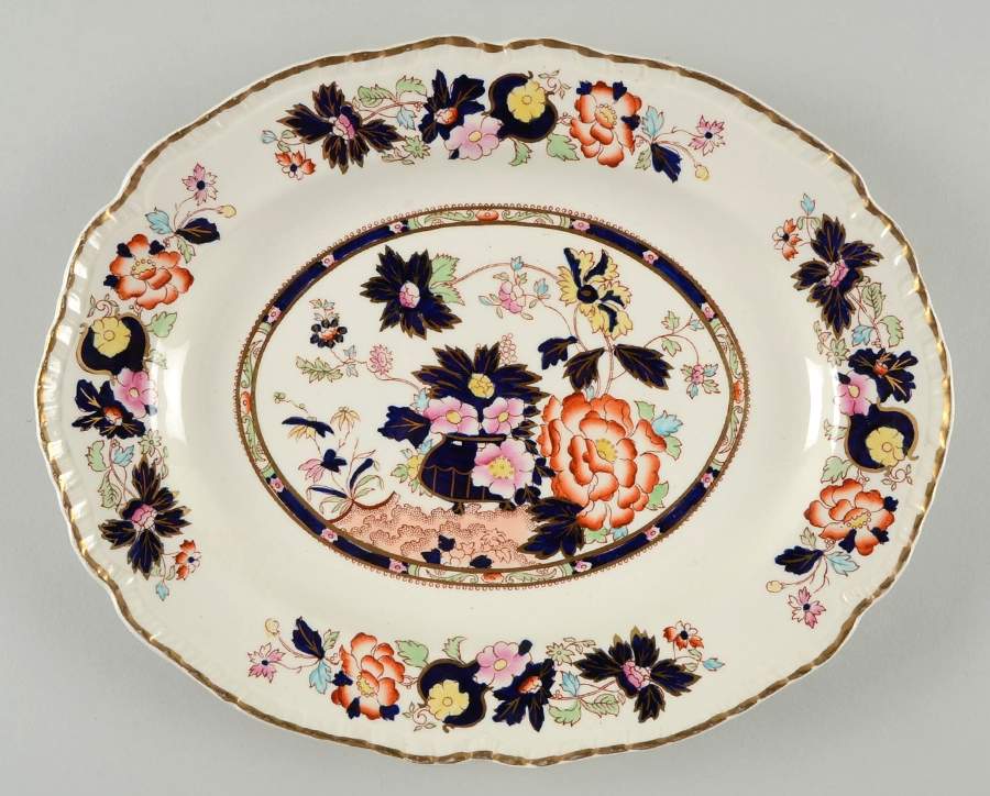 Mandarin 11" Oval Serving Platter by Mason's-1