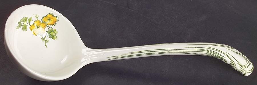 Manchu Green Multicolor Tureen Ladle by Mason's-1