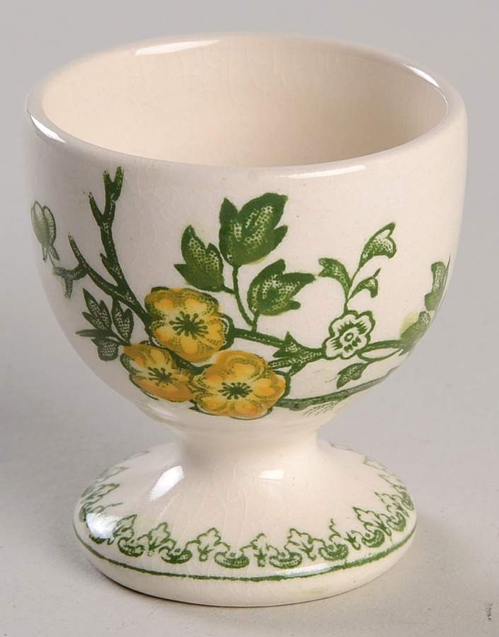 Manchu Green Multicolor Single Egg Cup by Mason's-1