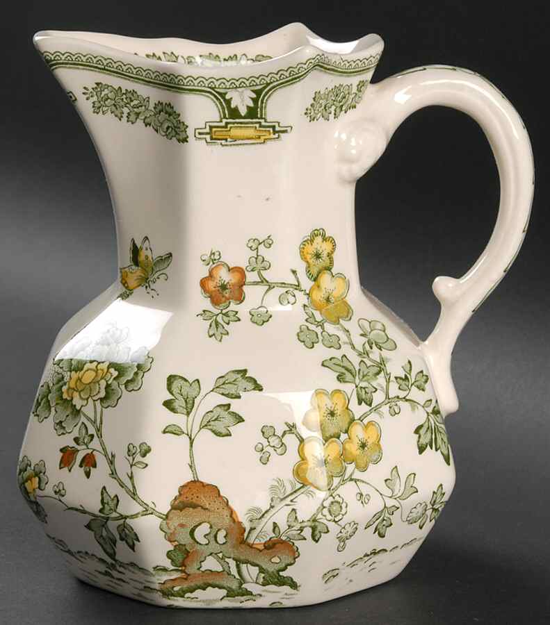 Manchu Green Multicolor Medium Hydra Jug by Mason's-1