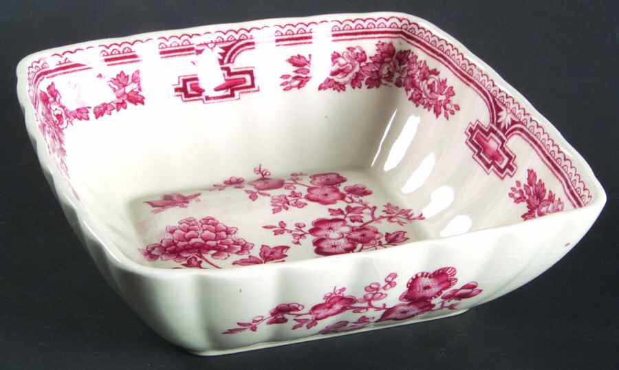 Manchu Pink 6" Sweet Meat Dish by Mason's-1