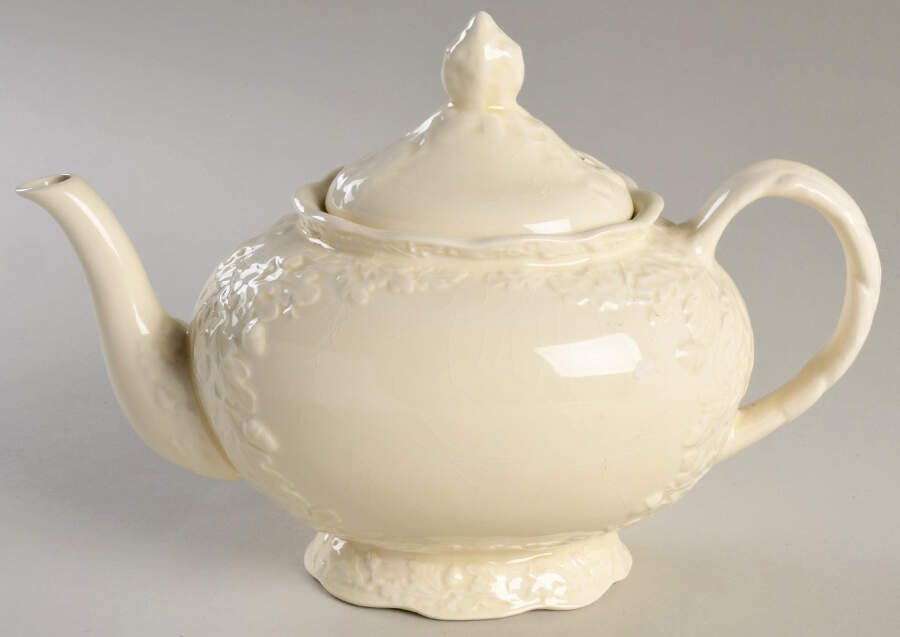 Mason's Oak Cream Teapot & Lid by Mason's-1