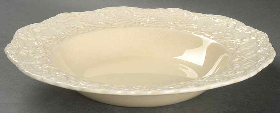 Mason's Oak Cream Large Rim Soup Bowl by Mason's-1
