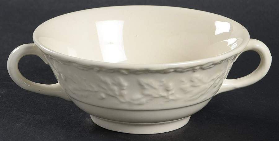 Mason's Oak Cream Flat Cream Soup Bowl by Mason's-1