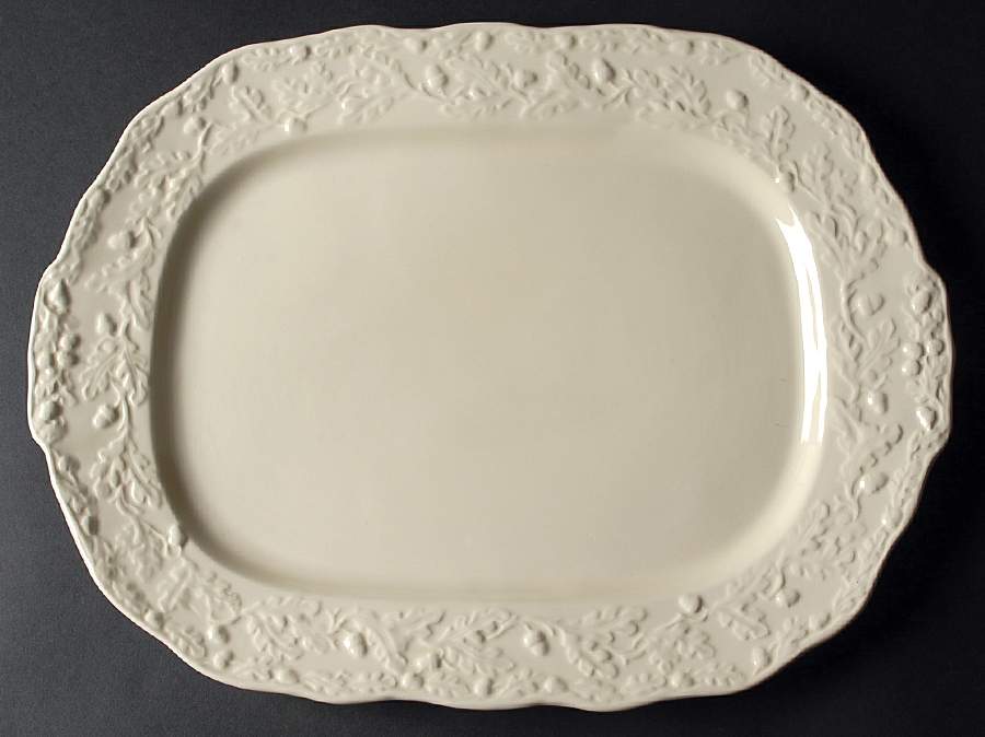 Mason's Oak Cream 16" Oval Serving Platter by Mason's-1