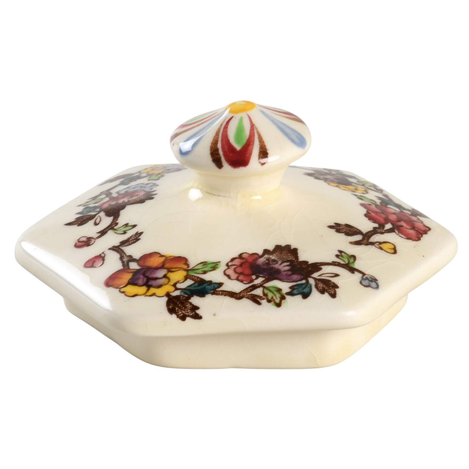 Nabob Lid for Ming Jar by Mason's-1