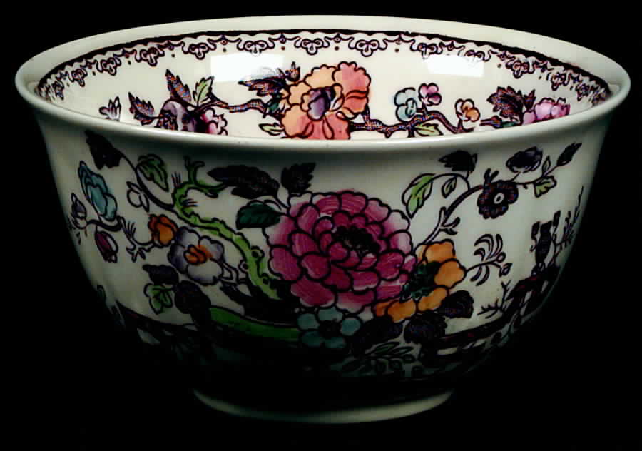 Nabob Open Rice/Sugar Bowl by Mason's-1