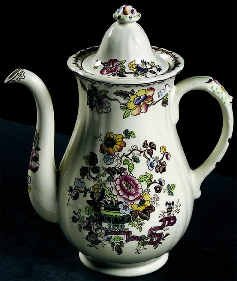 Nabob Small Coffee Pot & Lid by Mason's-1