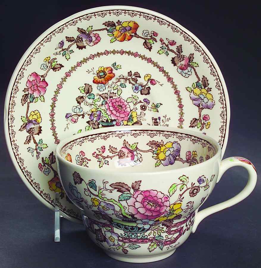Nabob Jumbo Cup & Saucer Set by Mason's-1