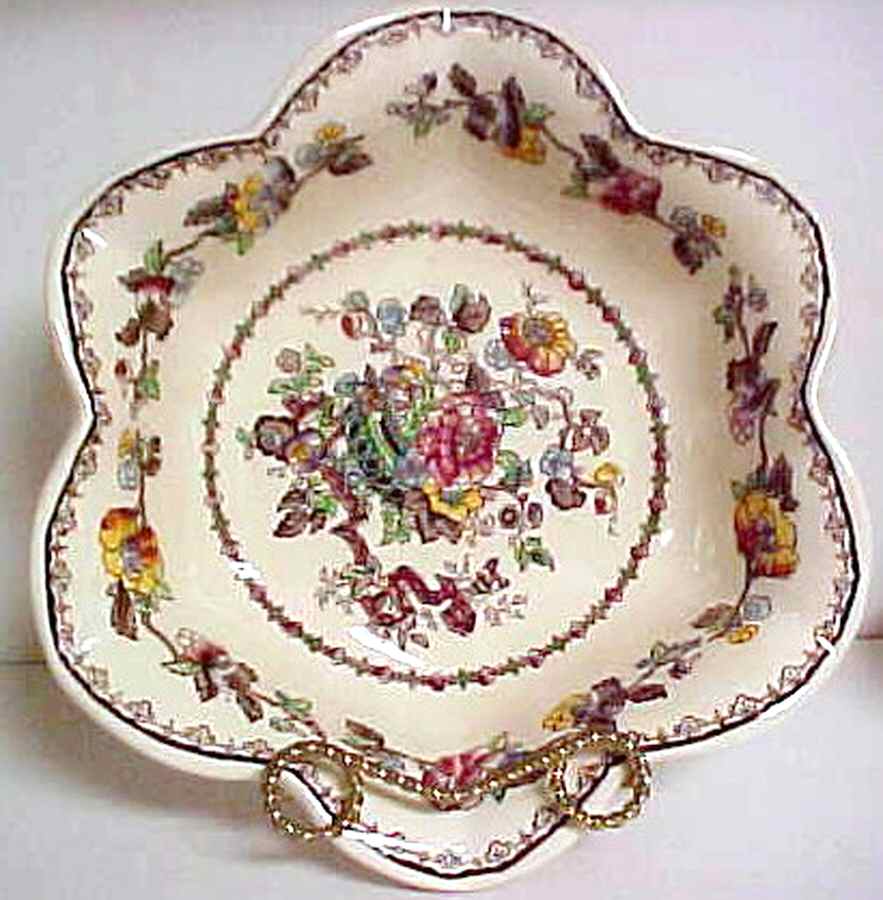 Nabob Round Fluted Dessert Bowl by Mason's-1