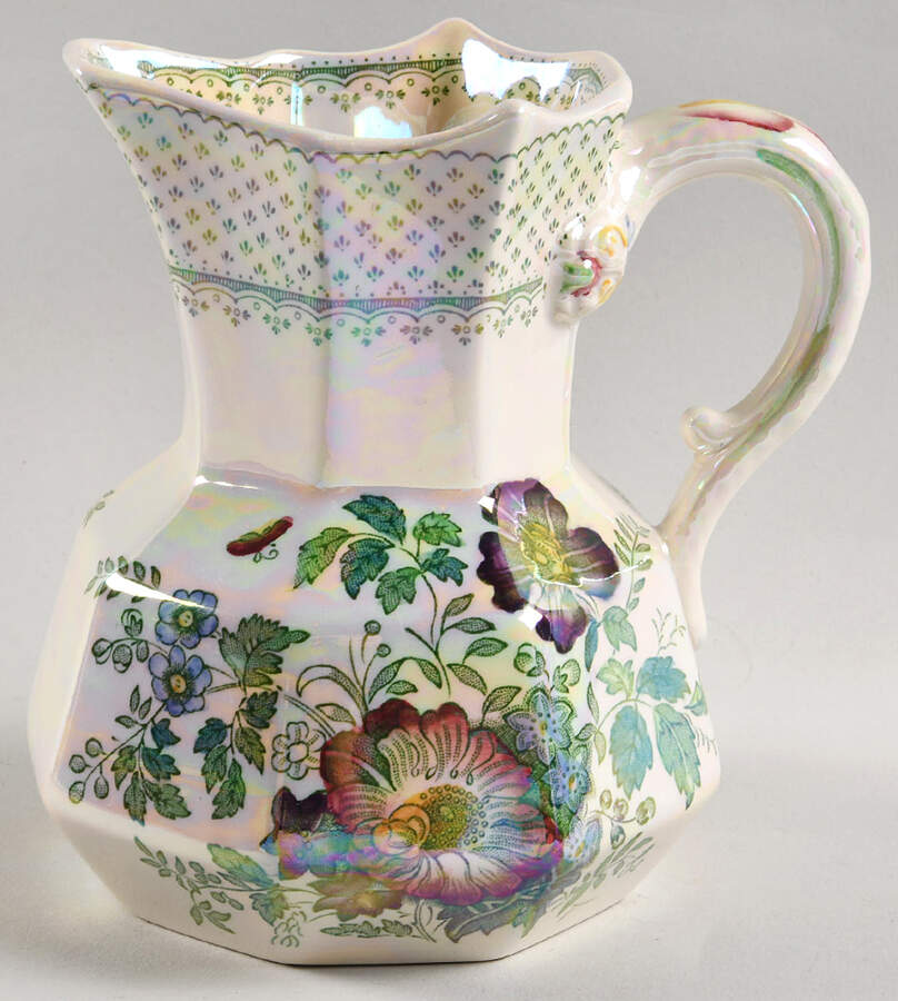 Paynsley Green Multicolor Small Hydra Jug by Mason's-1
