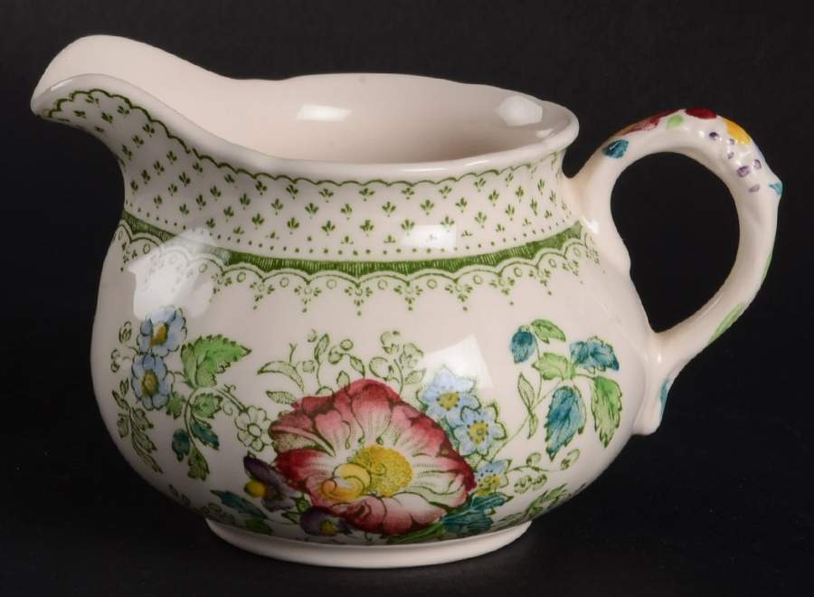 Paynsley Green Multicolor Creamer by Mason's-1