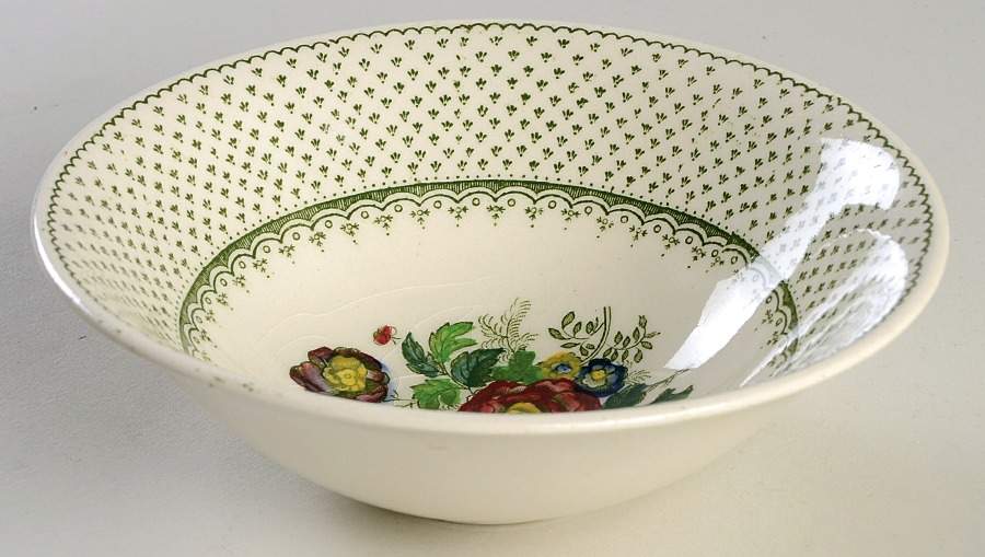 Paynsley Green Multicolor Coupe Cereal Bowl by Mason's-1