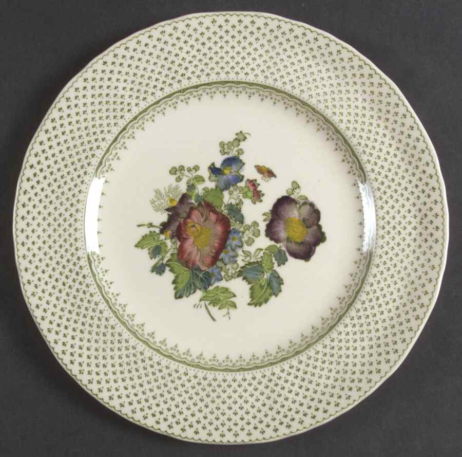 Paynsley Green Multicolor Luncheon Plate by Mason's-1
