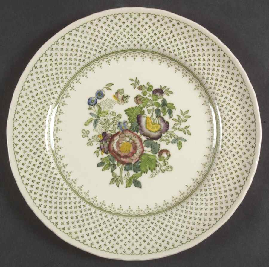 Paynsley Green Multicolor Salad Plate by Mason's-1