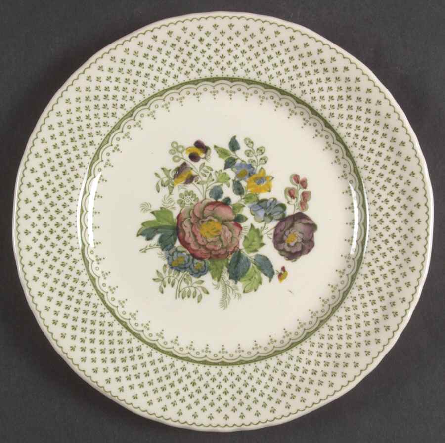 Paynsley Green Multicolor Bread & Butter Plate by Mason's-1
