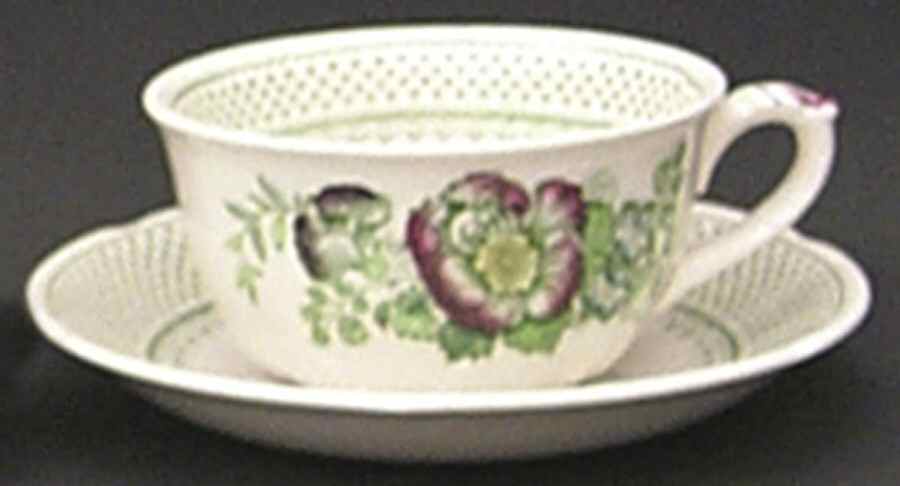 Paynsley Green Multicolor Breakfast Cup & Saucer Set by Mason's-1