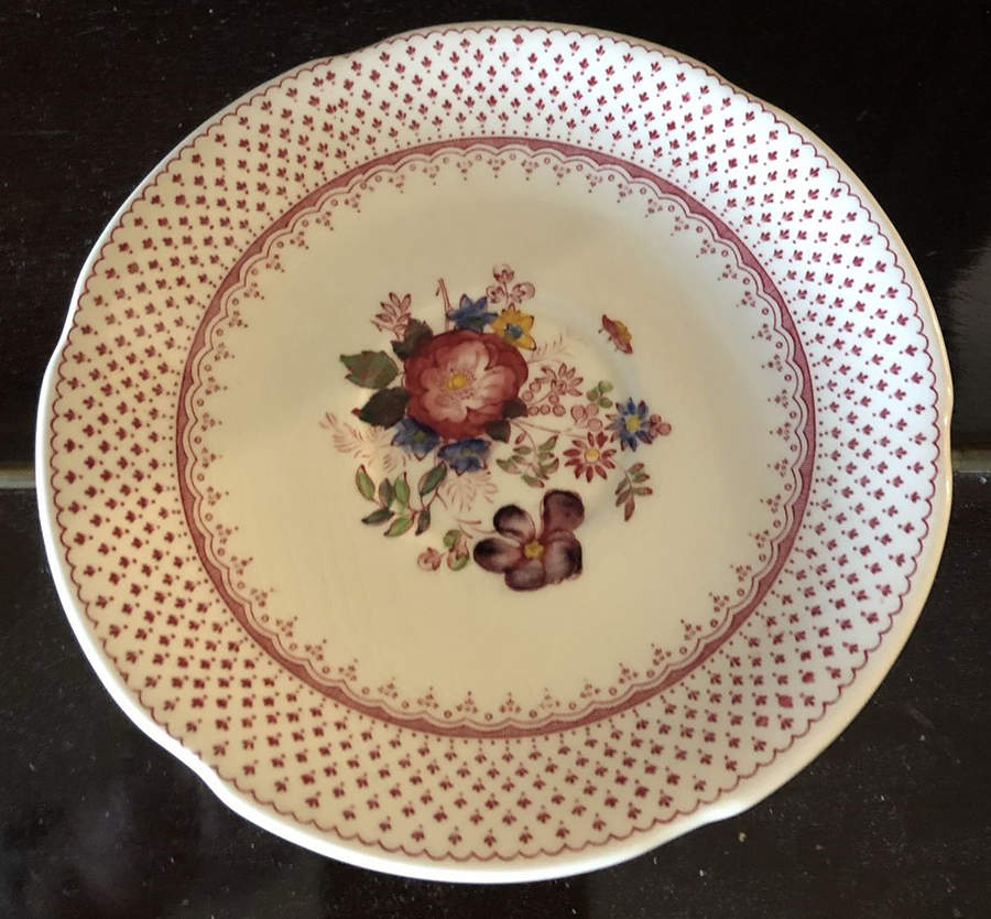 Paynsley Pink Saucer for Flat Cup by Mason's-1