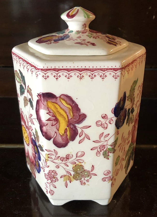 Paynsley Pink Ming Jar & Lid by Mason's-1