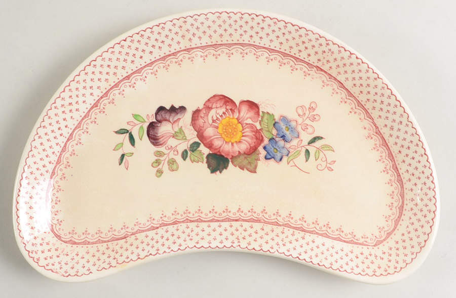 Paynsley Pink Crescent Salad Plate by Mason's-1
