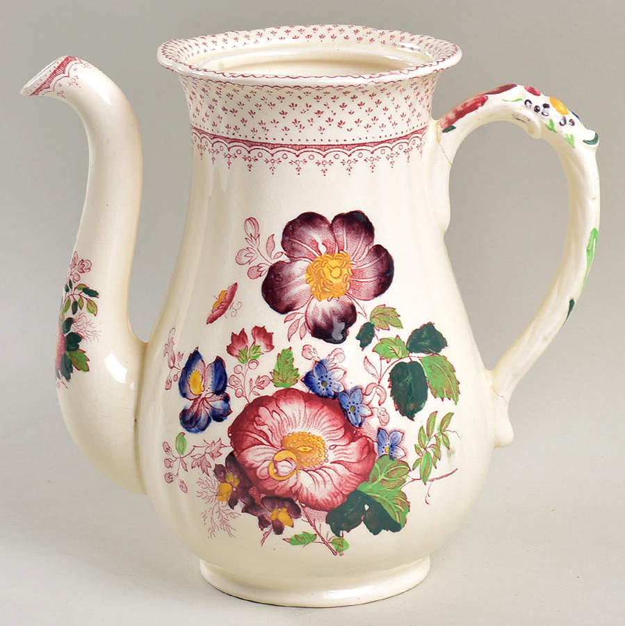 Paynsley Pink Small Coffee Pot No Lid by Mason's-1