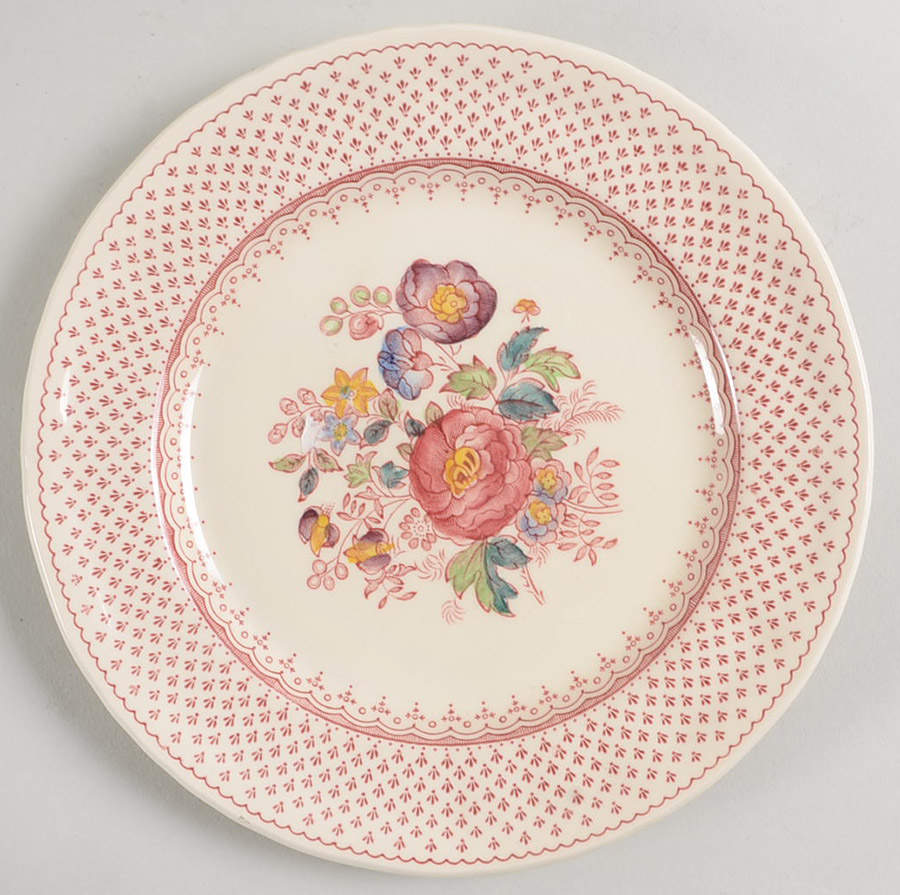 Paynsley Pink Bread & Butter Plate by Mason's-1