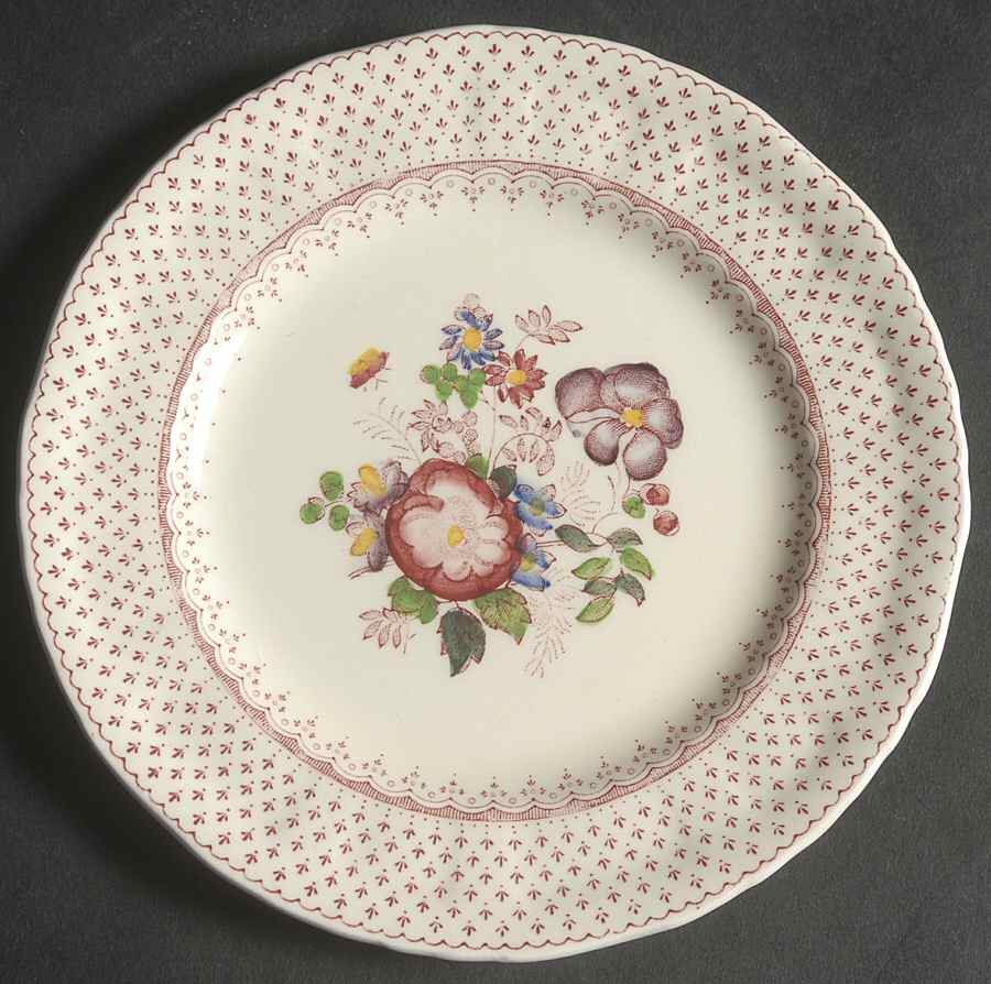 Paynsley Pink Bread & Butter Plate by Mason's-1