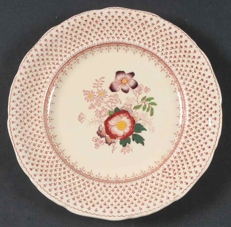 Paynsley Pink Bread & Butter Plate by Mason's-1