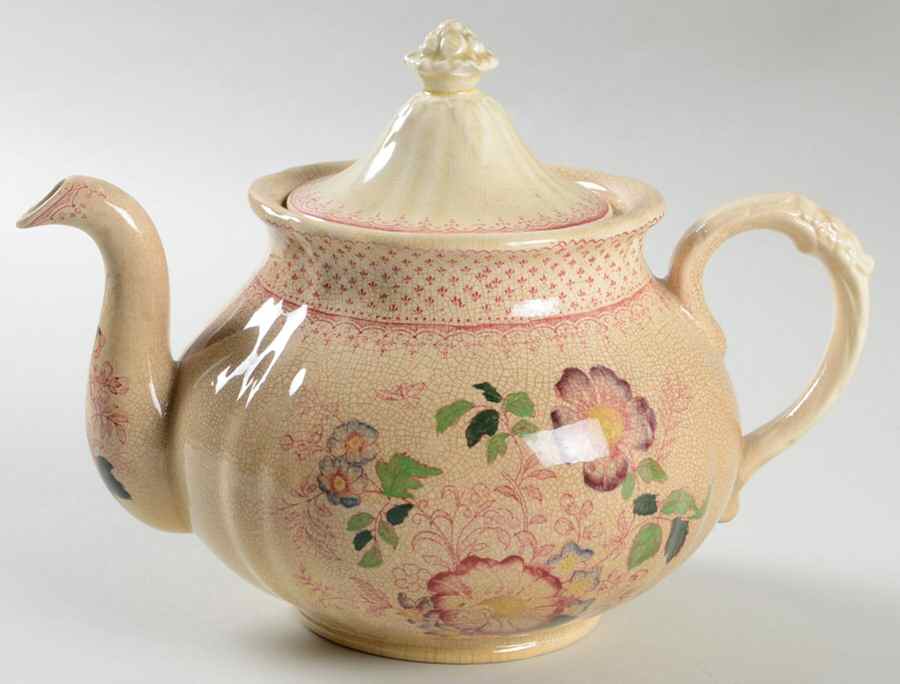 Paynsley Pink Teapot & Lid by Mason's-1