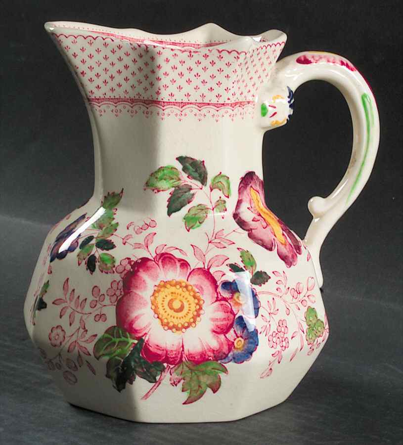 Paynsley Pink Medium Hydra Jug by Mason's-1