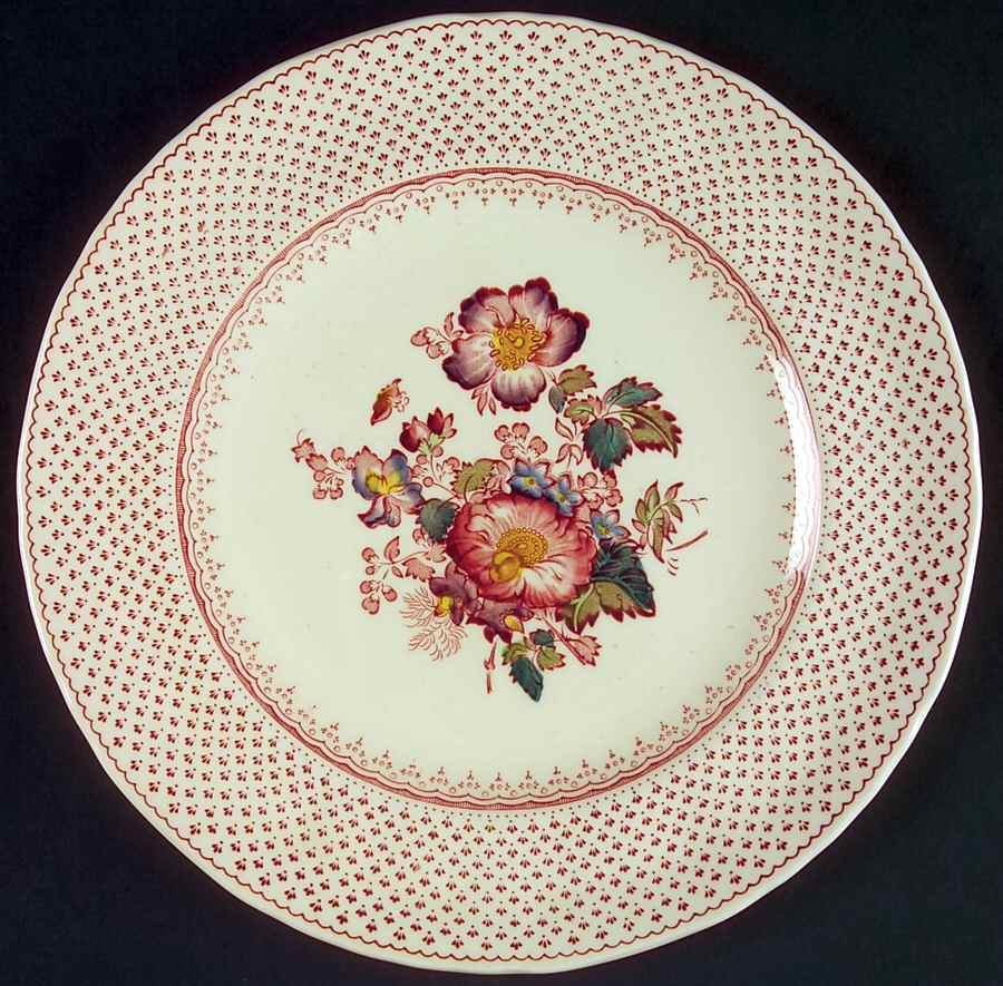 Paynsley Pink Luncheon Plate by Mason's-1