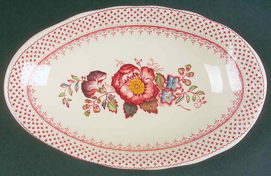 Paynsley Pink Relish/Gravy Underplate by Mason's-1