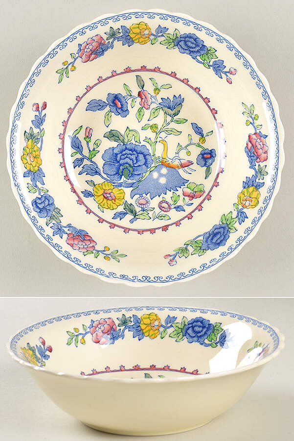 Regency Plantation Colonial Coupe Cereal Bowl by Mason's-1